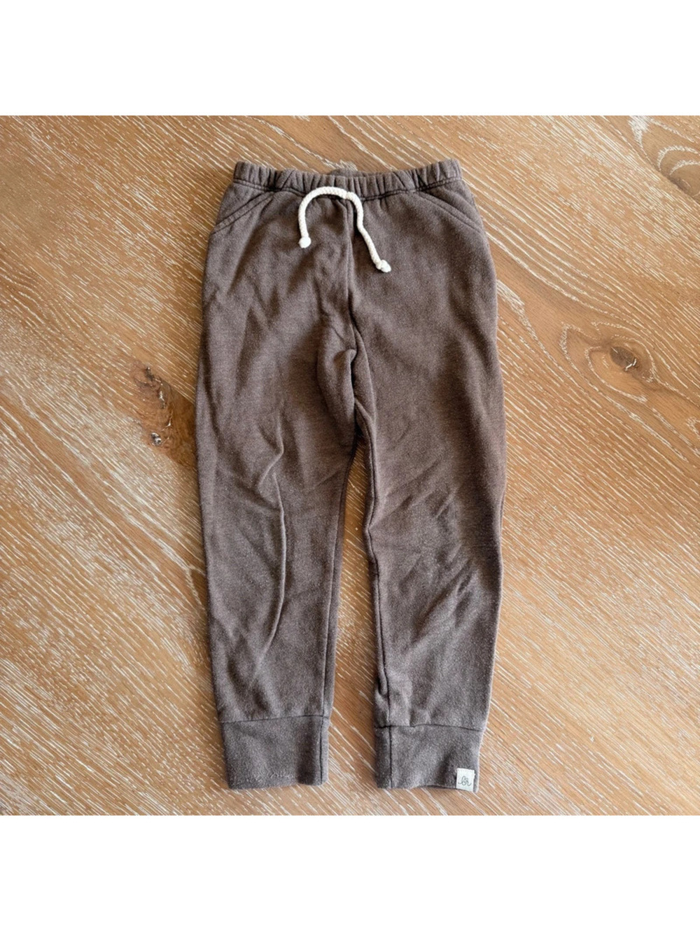 Lulu and Roo (Little Road) brown Joggers 4T
